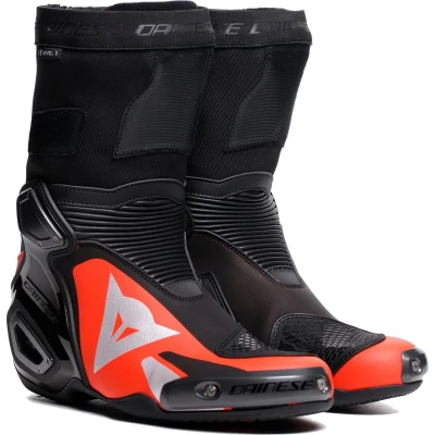 Afbeelding van Dainese Axial 2 Boots Black Red Fluo 43 Maat Laars