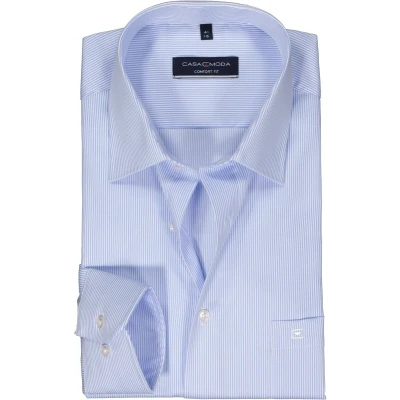 Afbeelding van Casa Moda Comfort Fit Overhemd blauw, Gestreept