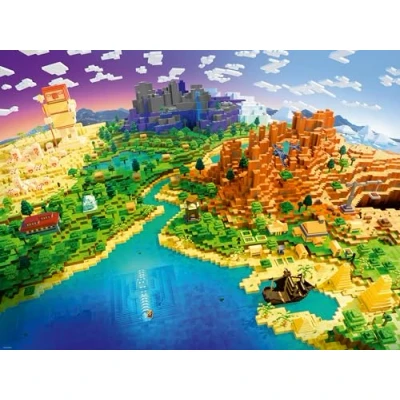 Afbeelding van Ravensburger Legpuzzel World Of Minecraft, 1500st.