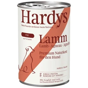 Afbeelding van Hardys Pure lam natvoer hond 2 trays (12 x 400 g)