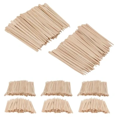 Afbeelding van JOIKIT 2000 STKS Wenkbrauw Wax Sticks, 2 Stijl Houten Spatels, Hout Applicator Stick voor Gezicht