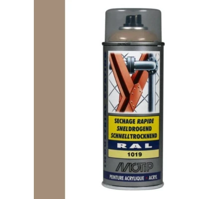 Afbeelding van motip industrial ral 1019 grijs beige 400 ml 07065
