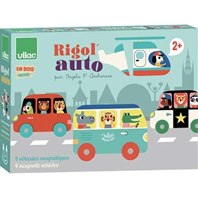 Afbeelding van Vilac Magnetische Auto&#039;s Hout Ingela P. Arrhensius