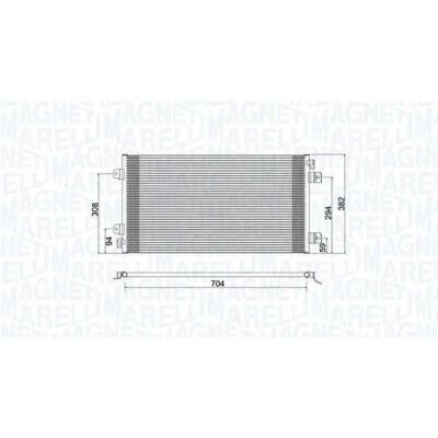 Afbeelding van Magneti Marelli Airco condensor 350203941000