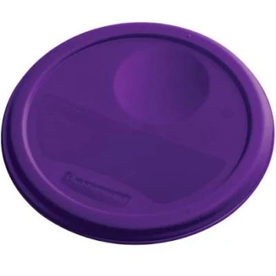 Afbeelding van Deksel voor ronde container 3,8 ltr Allergenen, Rubbermaid, model: VB 232363, 12 stuks per verpakking, paars