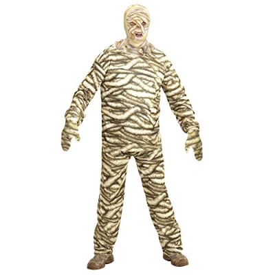Afbeelding van Widmann Mummie Kostuum Afschuwelijke Mummy Man Wit / Beige Medium Halloween Verkleedkleding