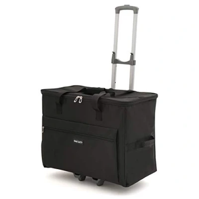 Afbeelding van Hobby Gift Exclusieve grote trolley voor naaimachines, zwart