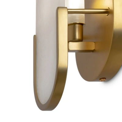 Afbeelding van Maytoni wandlamp Marmo, goud, metaal/steen, hoogte 30,5 cm