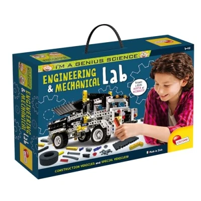 Afbeelding van LISCIANI I&#039;m a Genius Science Super Ingenieurs en Mechanisch Laboratorium Wetenschappelijke Educatieve Kit Machines om te Bouwen Voor Kinderen van 7 tot 12 Jaar