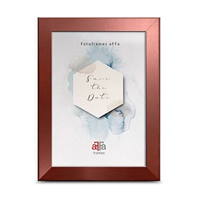 Afbeelding van aFFa frames, Hekla, fotolijst, MDF onderhoudsvriendelijk, rechthoekig, met acrylglasfront, roségoud, A4, 21 x 29,7 cm