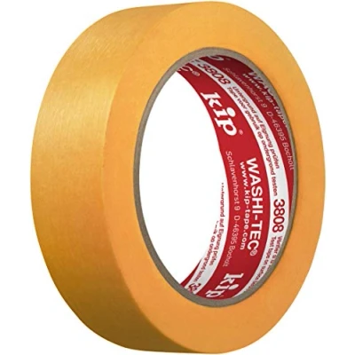 Afbeelding van Kip Afdekband glad geel lengte 50 m breedte 30 mm rol 8 stuks 3808