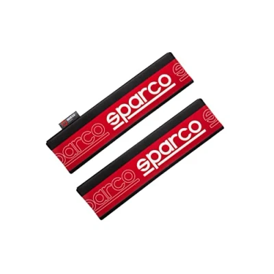Afbeelding van Kussentje voor veiligheidsgordel Sparco SPC1208RD Rood (2 Stuks)