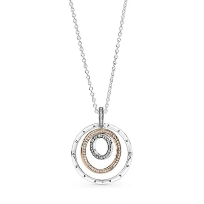 Afbeelding van Pandora Signature I D 14 karaats rosévergulde open armband, 3