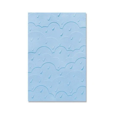 Afbeelding van Sizzix Multi Level Textured Impress. Emb. Folder Rain Clouds 666037 Olivia Rose (10 22)