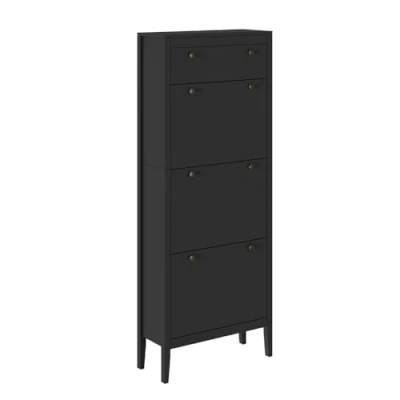 Afbeelding van Vicco AronSchoenenkast 60 x 153 cm 3 compartimenten Zwart