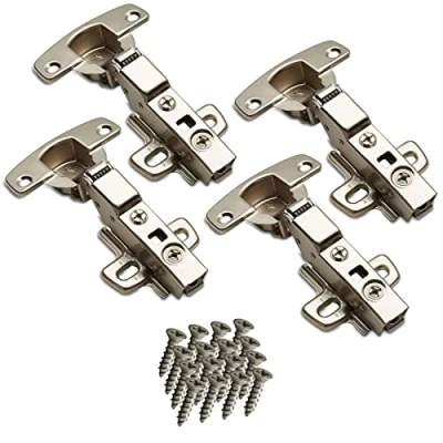 Afbeelding van SOTECH 4 stuks Hettich Sensys Kopscharnier 8645i TH52 Middenaanslag Openingshoek 110 Scharnierhoogte (Afstand) 1,5 mm met soft closing incl M4x16mm schroeven