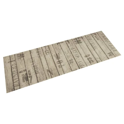 Afbeelding van Keukenmat wasbaar hekprint 60x180 cm fluweel