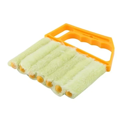Afbeelding van Dura jaloezieënreiniger, duurzame conditioner, jaloezie, Duster, mini blind, ramen, stof, microvezel, mouwen, reinigingsborstel, borstel, tool voor thuis