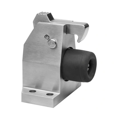 Afbeelding van DX Deurvastzetter met Opvangoog Robusto Vloermodel RVS/Zwart DVZ HDGR V SS