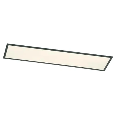 Afbeelding van Trio leuchten LED Plafondlamp Plafondverlichting 31W Warm Wit 3000K Dimbaar Rechthoek Zwart Aluminium
