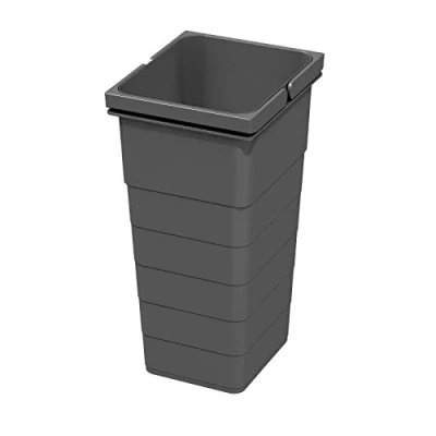 Afbeelding van Ninka eins2vier Afvalbak 11,5 L 229 x 330 205 mm donkergrijs