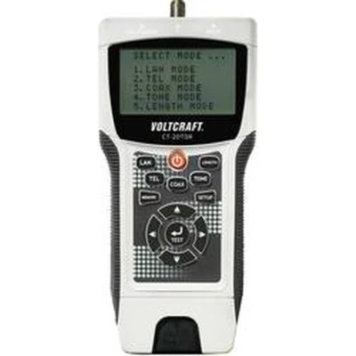 Afbeelding van VOLTCRAFT CT 20TDR Kabeltester Geschikt voor Afgeschermde/niet afgeschermde kabels, CAT3, CAT4, CAT5, CAT5e, CAT6, coax