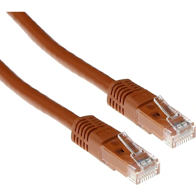 Afbeelding van ACT IB1605 U/UTP CAT6 Patchkabel Bruin 5 meter