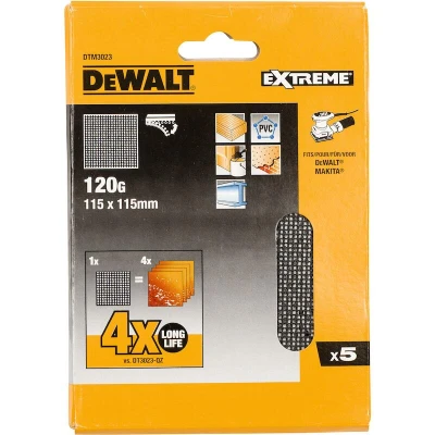 Afbeelding van DeWalt Accessoires Mesh schuurgaas 115x115mm K120 DTM3023 QZ