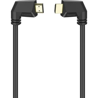 Afbeelding van Hama High Speed Hdmi&amp;Trade; Kabel Connector 90&amp;Deg; Ethernet Verguld 1,5 M