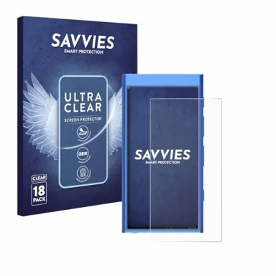 Afbeelding van Savvies Screenprotector voor Hiby Digital M300 Folie Beschermfolie transparant (18 Stuks)