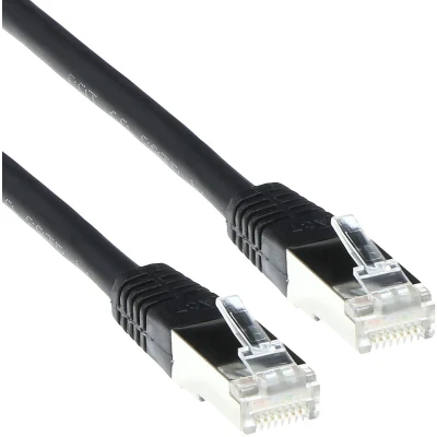 Afbeelding van ACT FB9902 LSZH SFTP CAT6 Patchkabel Zwart 2 meter