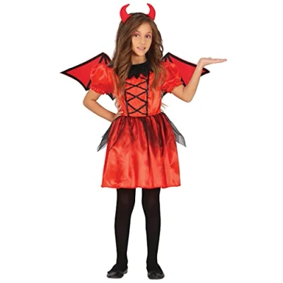 Afbeelding van Fiestas Guirca Bad devil meisjes (10 12 jaar) Halloween kostuum voor kinderen