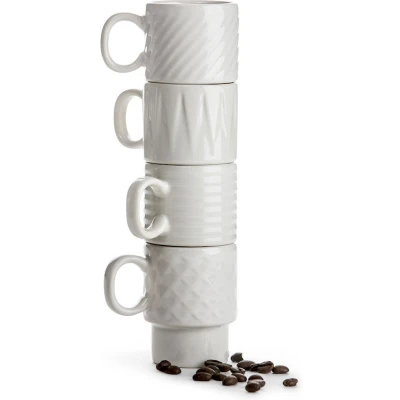 Afbeelding van Sagaform Coffee &amp; More Espresso Mokjes wit