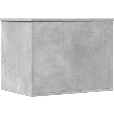 Afbeelding van vidaXL Opbergbox 60x42x46 cm bewerkt hout betongrijs