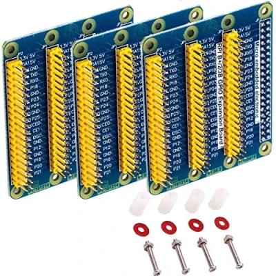 Afbeelding van AZDelivery 3 x GPIO Extension Board For Raspberry Pi 3, 2, Model B Inclusief E Book!