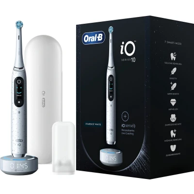 Afbeelding van Oral B iO Series 10 Volwassene Roterende oscillerende tandenborstel Wit