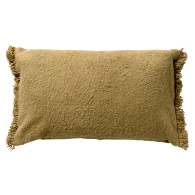 Afbeelding van Dutch Decor LASSE Sierkussen 30x50 cm met kussenhoes van 65% gereclycled katoen Eco Line collectie Boa groen