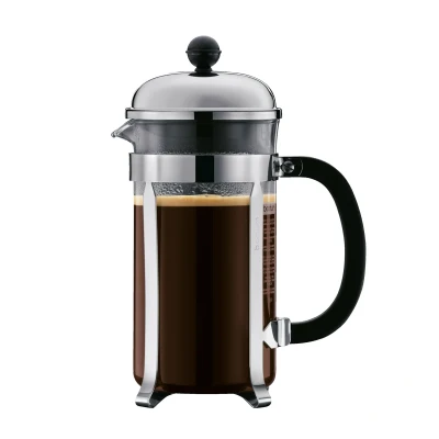 Afbeelding van Koffiepot met Zuiger Bodum Chambord Roestvrij staal 1 L