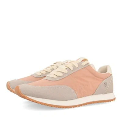 Afbeelding van Pensacola geïnspireerde retro sneakers voor dames, grijs, Roze, 37 EU