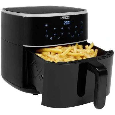 Afbeelding van Princess 01.182244.01.001 Airfryer 1500 W Anti aanbaklaag, Heteluchtfunctie, Timerfunctie, Instelbare temperatuur, Met display Zwart