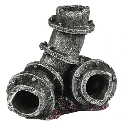 Afbeelding van Aqua Della Metalen Buizen Aquarium Ornament 11.2x7x10.7 cm