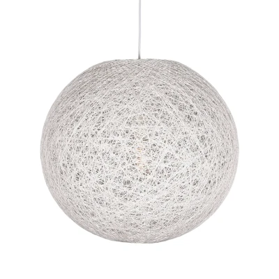 Afbeelding van LABEL51 Hanglamp Twist Wit Vlas 55 cm