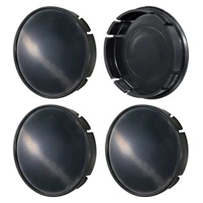 Afbeelding van Set van 4 stuks naafdoppen, velgdoppen (zonder afdekking, 60 mm, zwart)