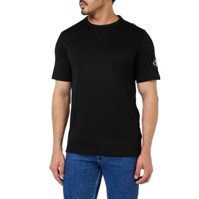 Afbeelding van Calvin Klein Jeans Badge Regular TEE Tshirt basic, Heren, Maat: 3XL, Black