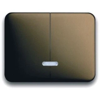 Afbeelding van Abb busch jaeger alpha enkele drukker kunststof dimmer ip20 brons 2cka006599a2891