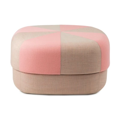Afbeelding van Normann Copenhagen Circus Duo Poef Large Roze