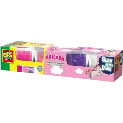 Afbeelding van Ses 00471 Klei Unicorn 4x90gr