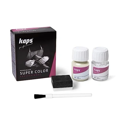 Afbeelding van Kaps super color leer &amp; kunstleer verf inc.cleaner (153) Gebroken Wit 25ml