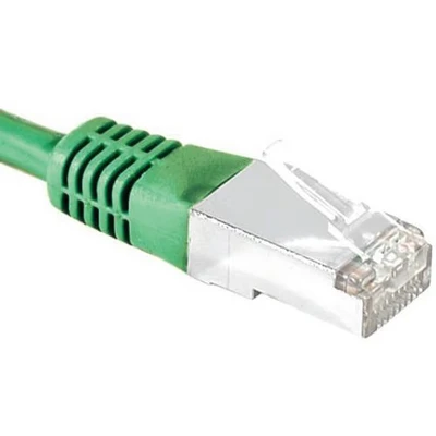 Afbeelding van Netwerkkabel RJ45 CAT 6 S/FTP groen 0.5 M