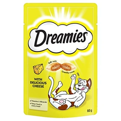 Afbeelding van DREAMIES Kattenlekkernijen met kaas 60 g (8 stuks)